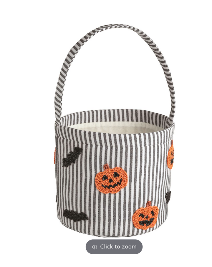 Beaded Halloween Bucket Totes: Three Styles