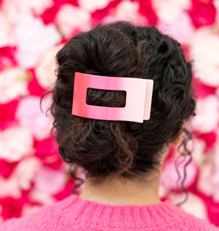 Kiss & Tell Medium Flat Clip - Pine & Moss