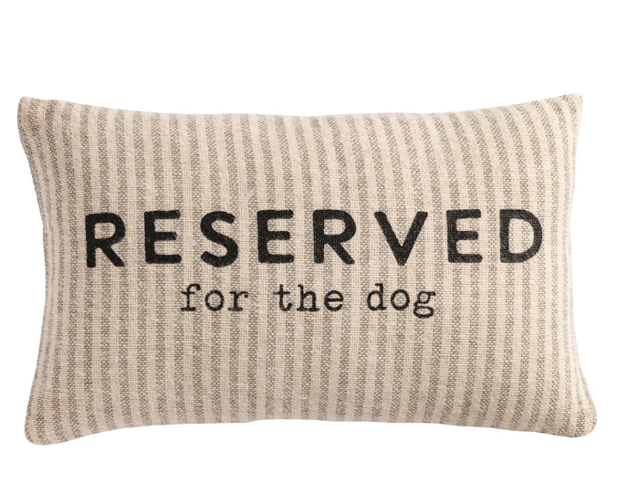 Pet Striped Pillows- Three Styles - Pine &amp; Moss