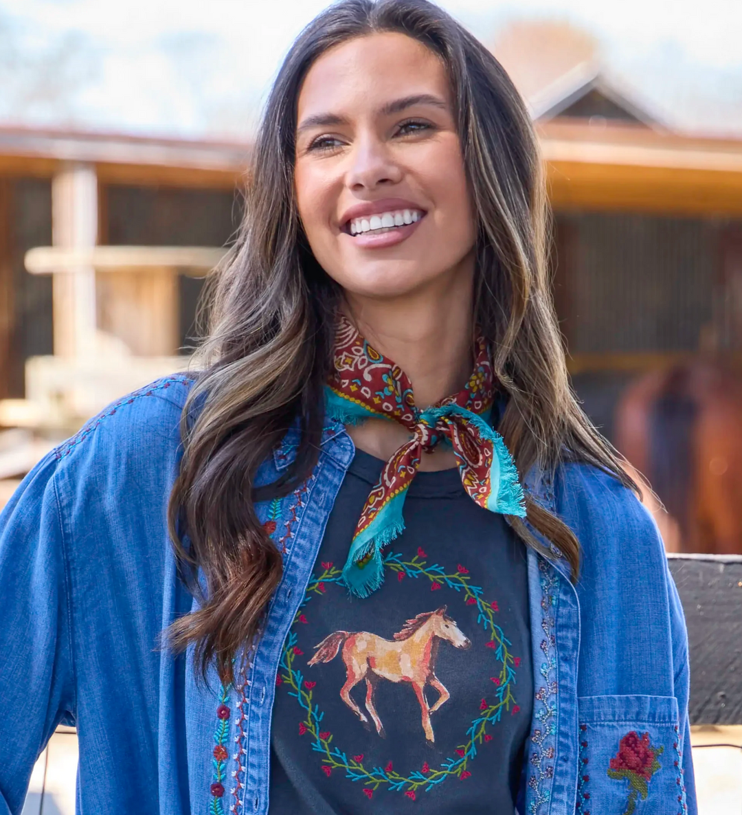 Natural Life Classic Bandanas: Four Styles - Pine &amp; Moss