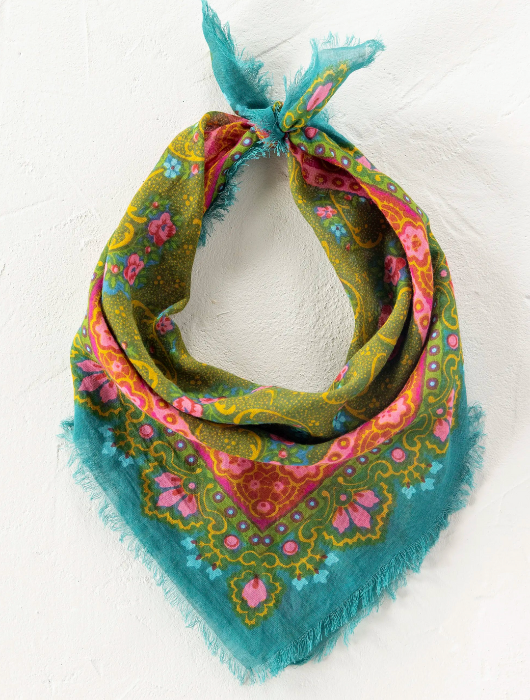 Natural Life Classic Bandanas: Four Styles - Pine &amp; Moss