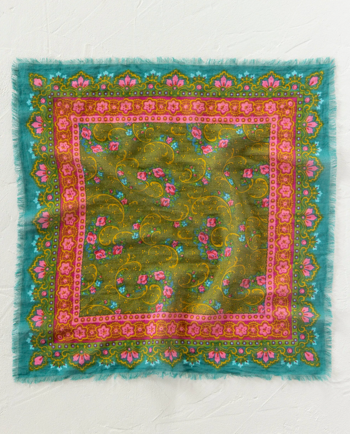 Natural Life Classic Bandanas: Four Styles - Pine &amp; Moss