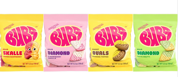 Bubs Swedish Candy- Four Flavors - Pine &amp; Moss