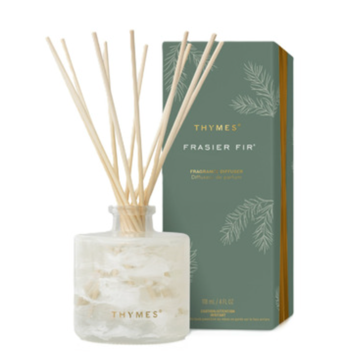 Thymes Frasier Fir Tidings Petite Diffuser 4oz