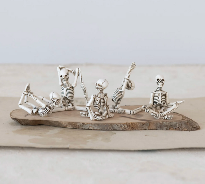 Skeleton in Yoga Pose, 5 Styles