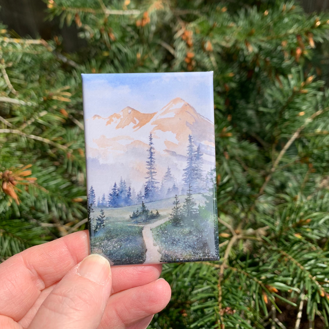 Mt. Rainier Summer Magnet