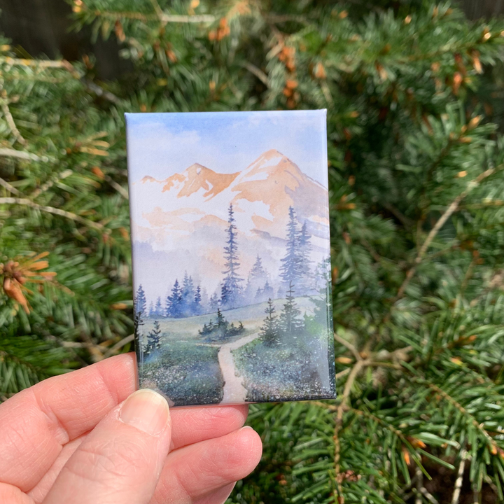 Mt. Rainier Summer Magnet