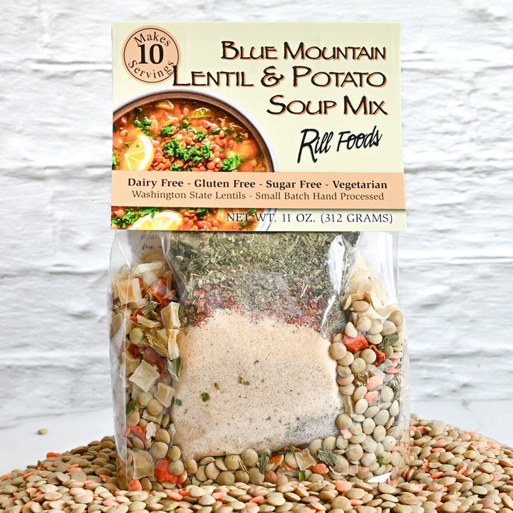 Large Blue Mountain Lentil &amp; Potato Soup