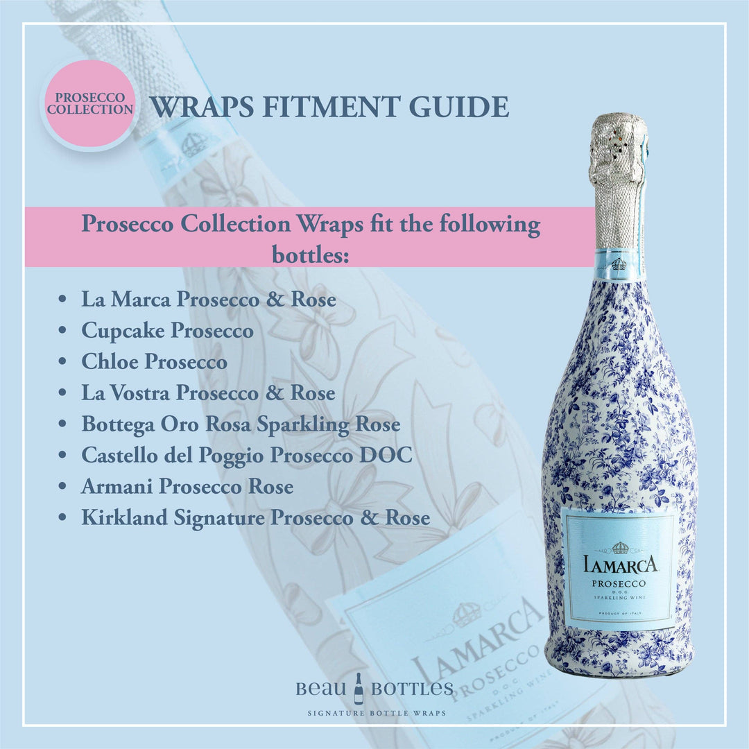 Beau Bottles Autumn Turkey Trellis - Prosecco Collection