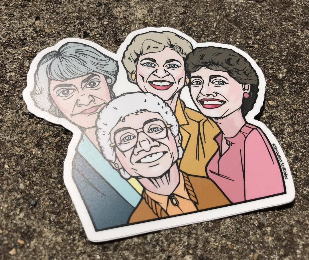 Golden Girls Sticker | Waterproof Vinyl Decal
