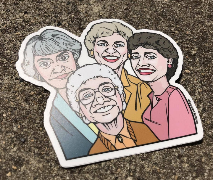 Golden Girls Sticker | Waterproof Vinyl Decal