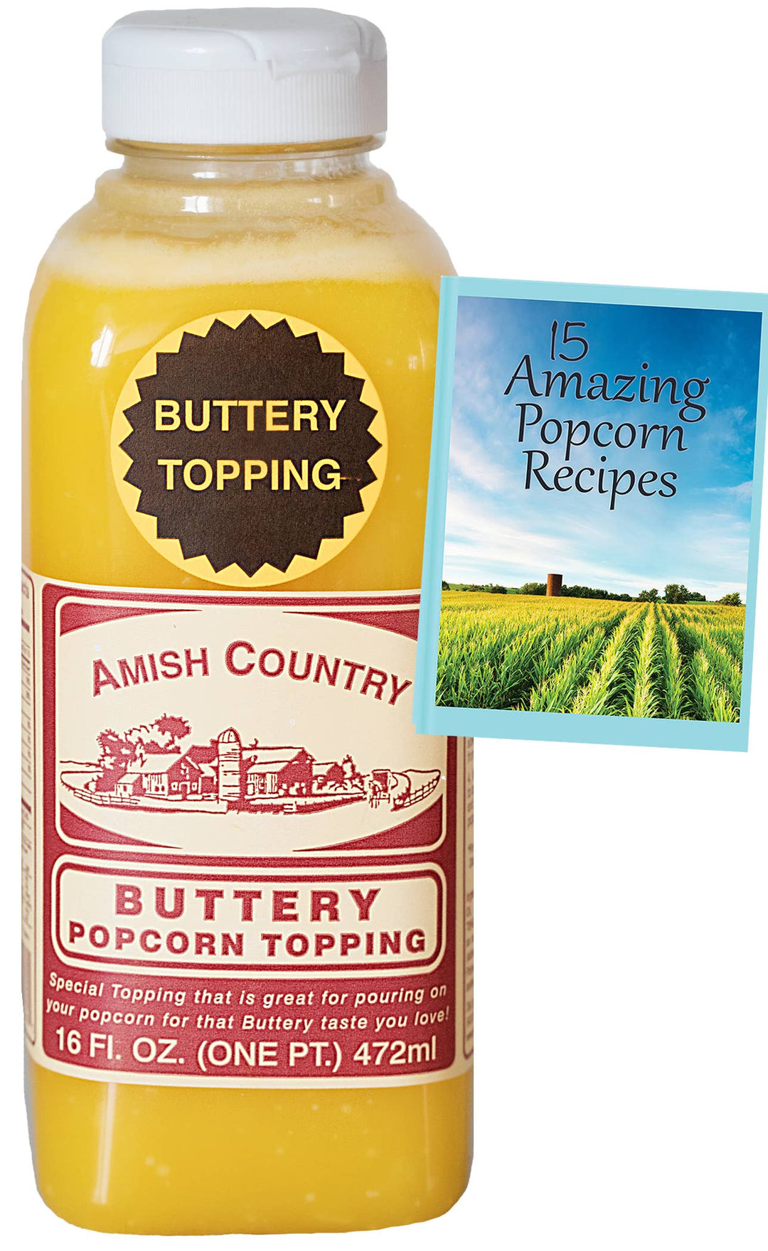 Bottle of Buttery Topping- 16 oz