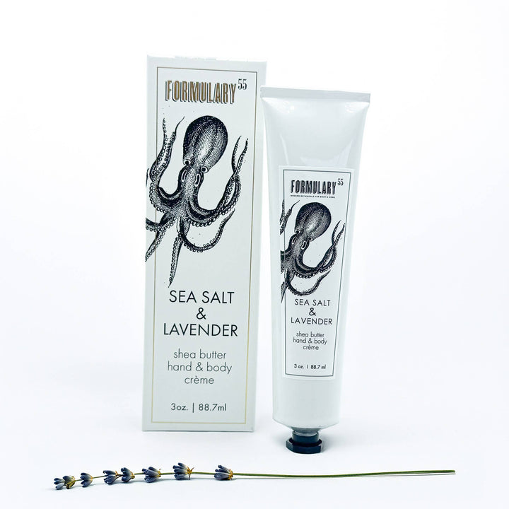 Sea Salt &amp; Lavender - Shea Butter Hand &amp; Body Creme Tube - Pine &amp; Moss