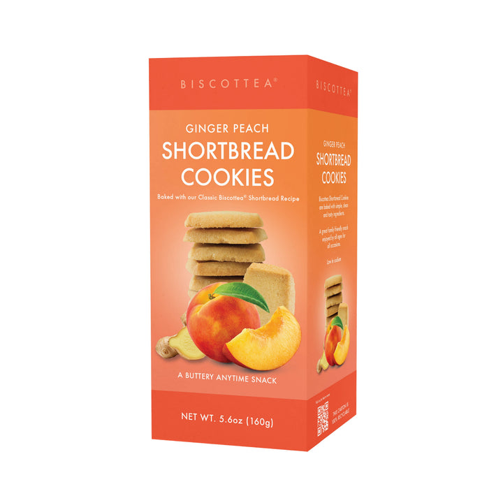 Biscottea Ginger Peach Shortbread