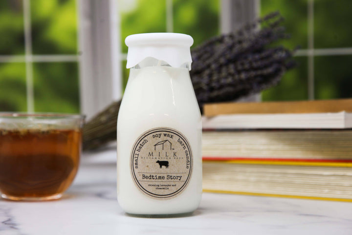 Milk Bottle Candle 13 oz: Brown Sugar & Fig