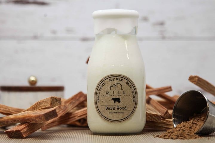 Milk Bottle Candle 13 oz: Brown Sugar & Fig
