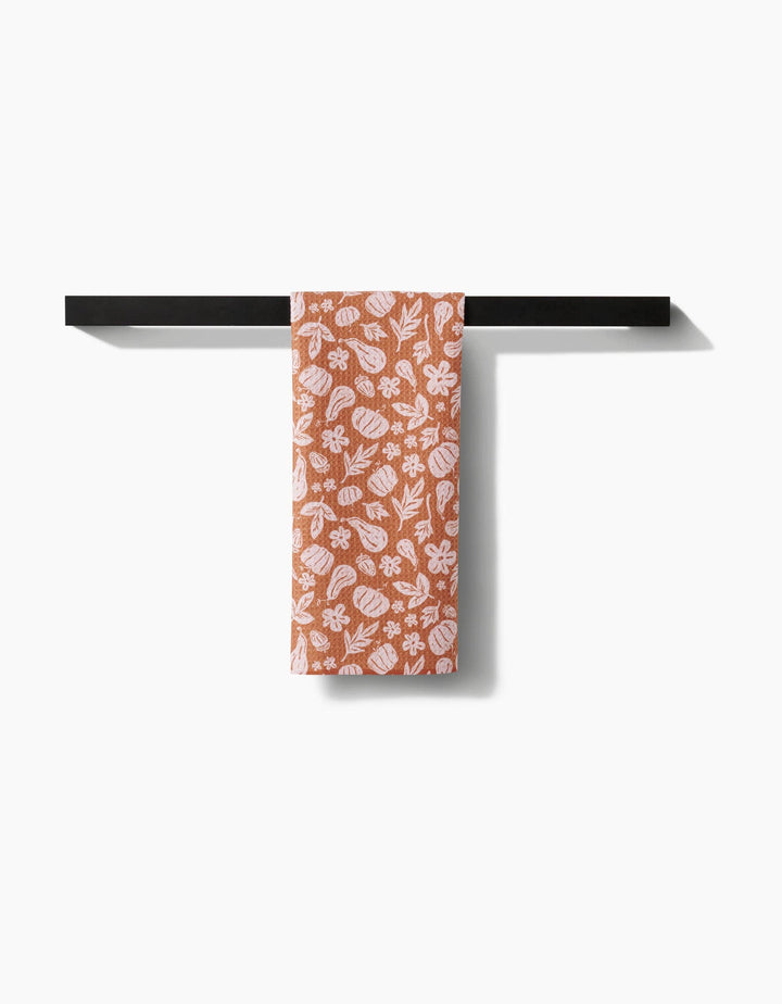Geometry Farm Harvesting Days Tea Towel