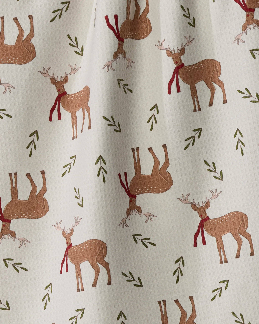 Geometry Winter Reindeer Luxe Kitchen Towel