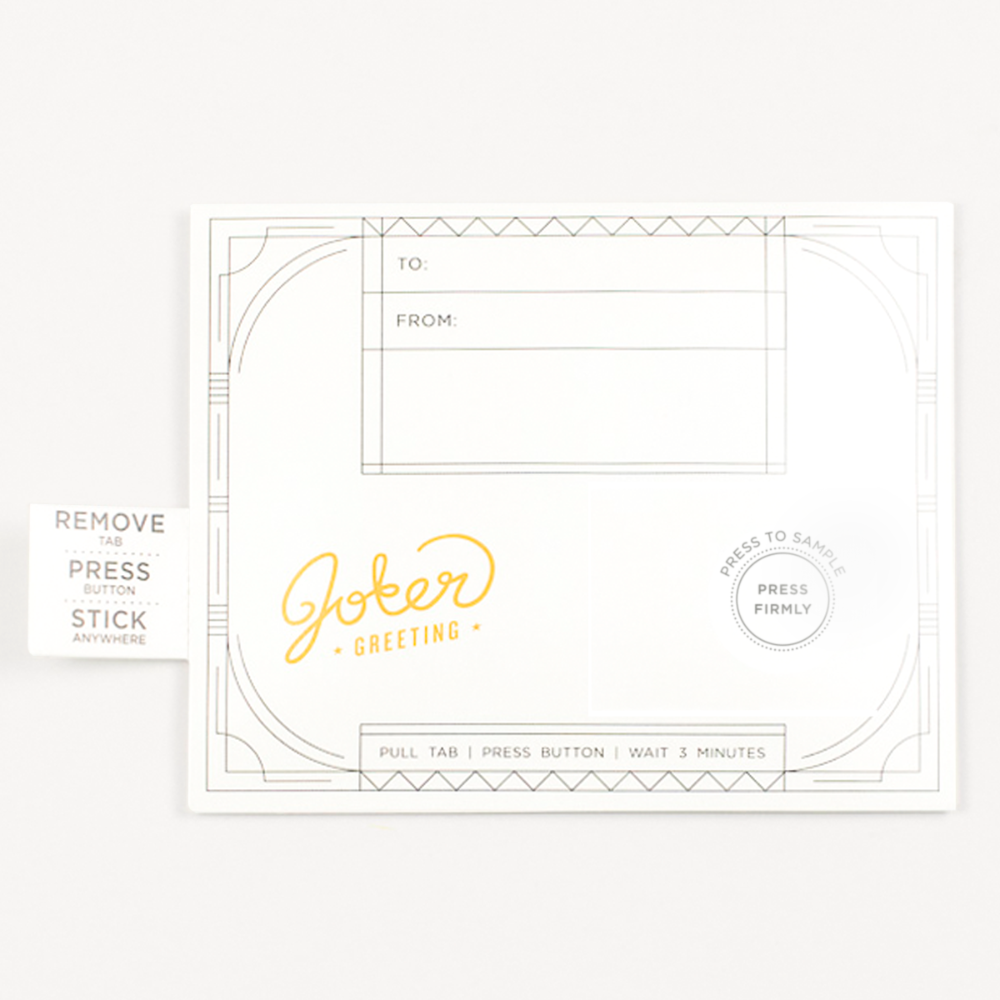 Joker Greetings- Hide & Prank Cricket Intermittent Glitter Trap - Pine & Moss