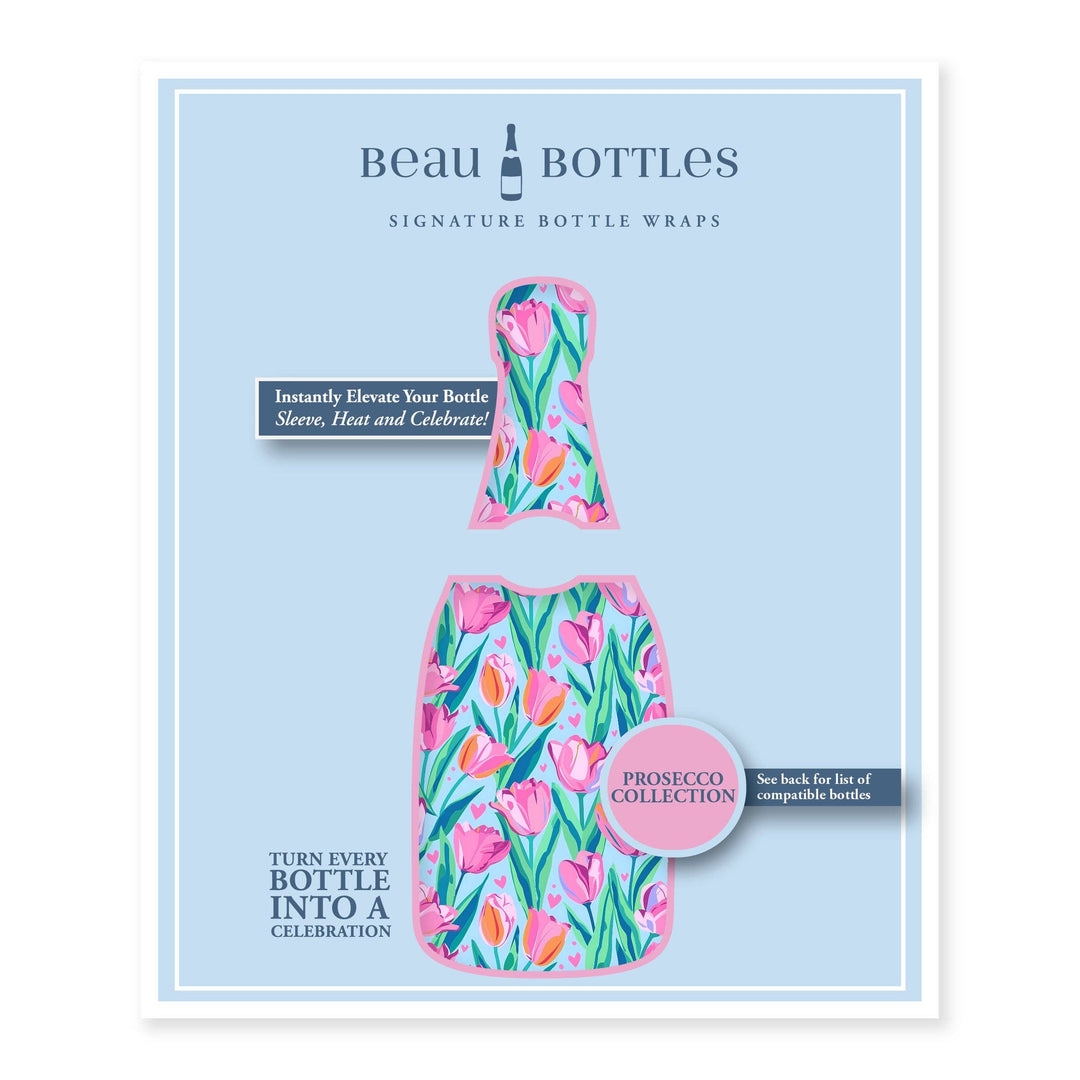 Beau Bottle Blushing Tulip Garden- Prosecco Collection
