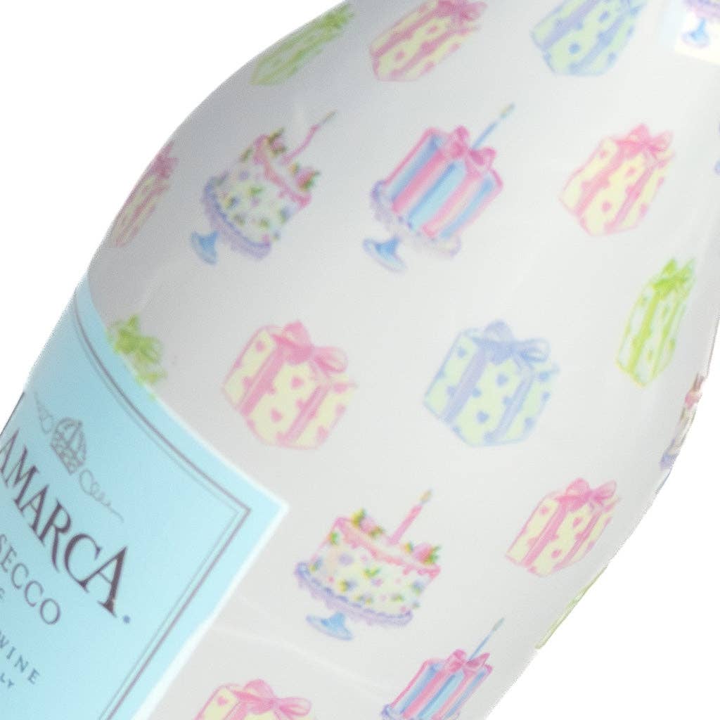 Beau Bottles Pastel Birthday Cakes &amp; Presents - MINI Prosecco Collection - Six Pack