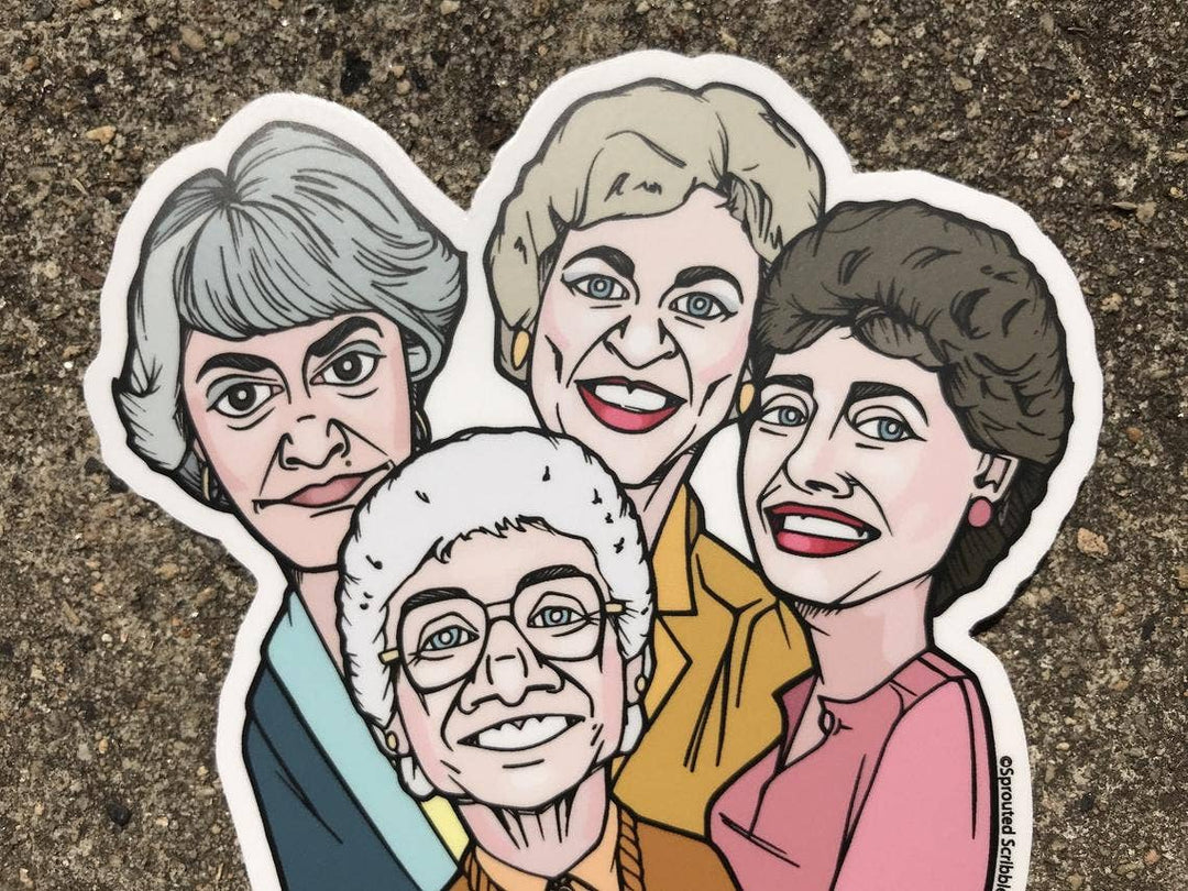 Golden Girls Sticker | Waterproof Vinyl Decal