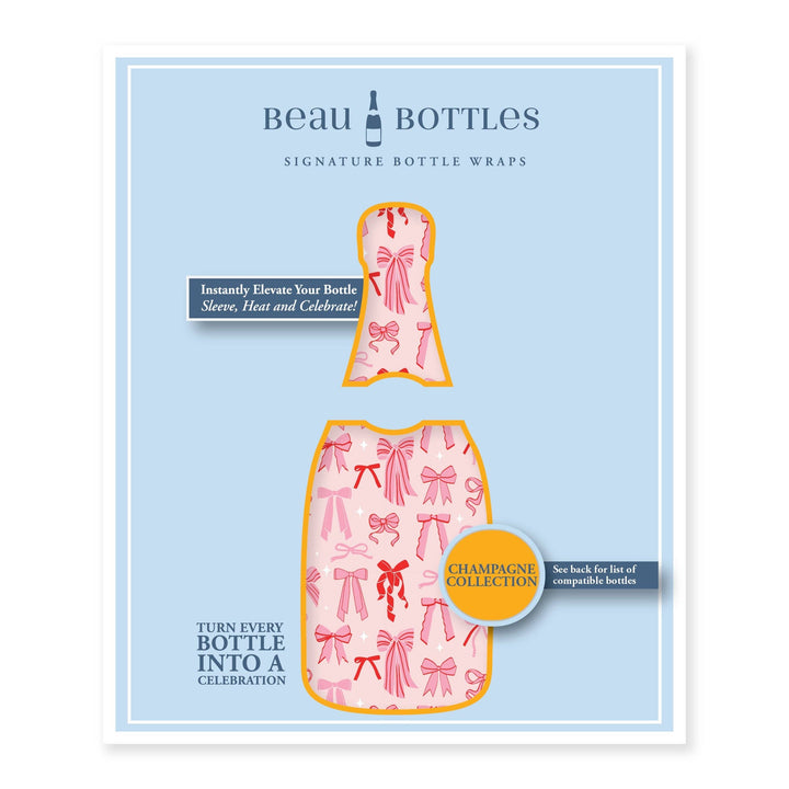 Beau Bottles Pretty in Bows- Champagne Collection