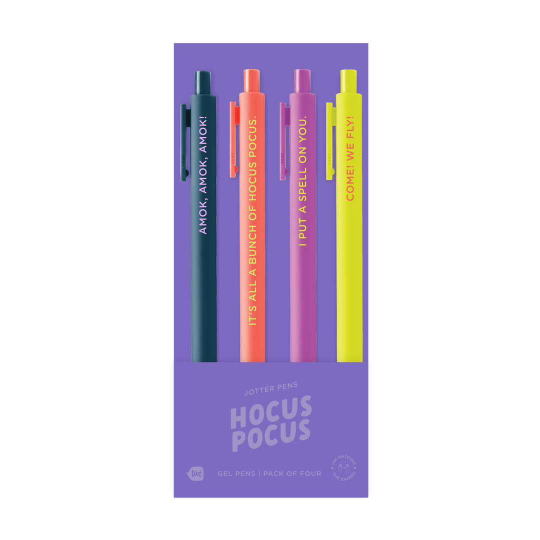 Seasonal Jotter Set- Hocus Pocus 4 Pack