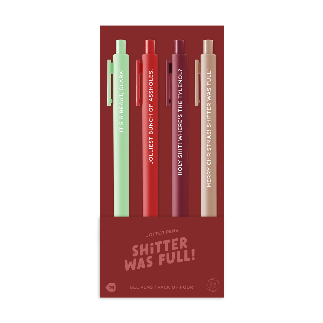 Seasonal Jotter Set- Shitter Was Full 4 Pack
