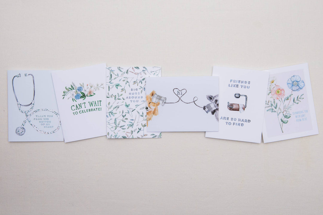 Tin Can Hello Greeting Card