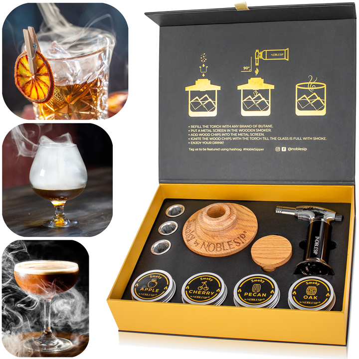 Whiskey Cocktail Smoker Kit - Pine &amp; Moss