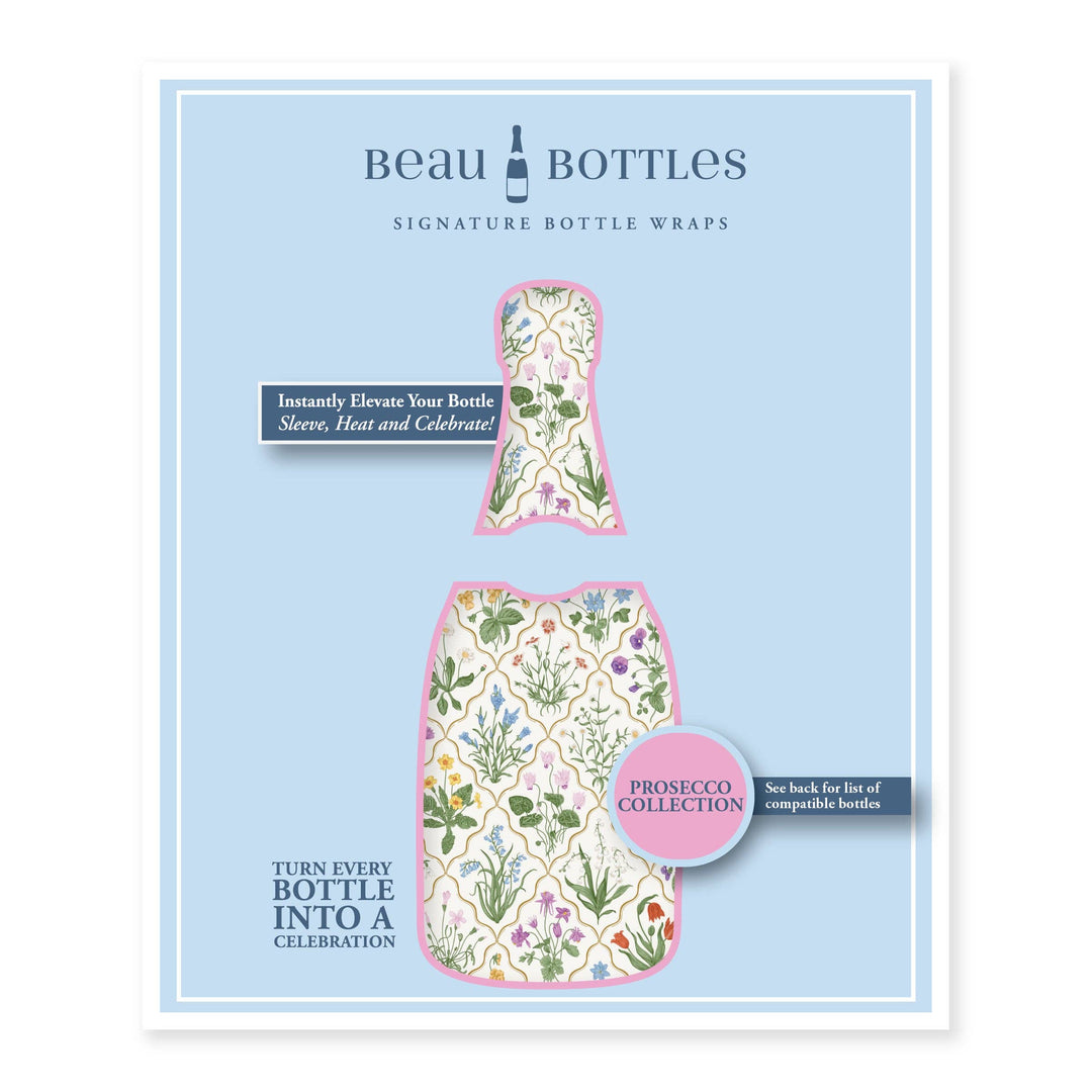 Beau Bottles Botanical Garden Trellis- Prosecco Collection