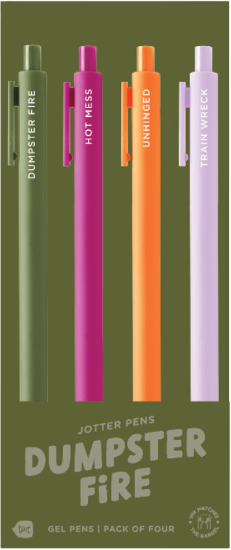 Jotter Set 4 Pack - Dumpster Fire