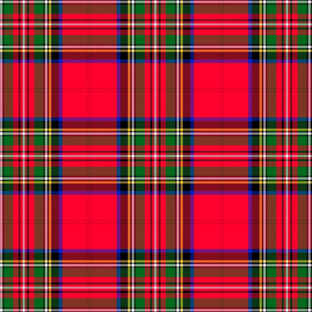 Beau Bottles Red and Green Christmas Tartan - Champagne Collection