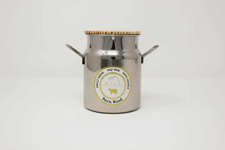 Milk Churn Barn Wood Candle