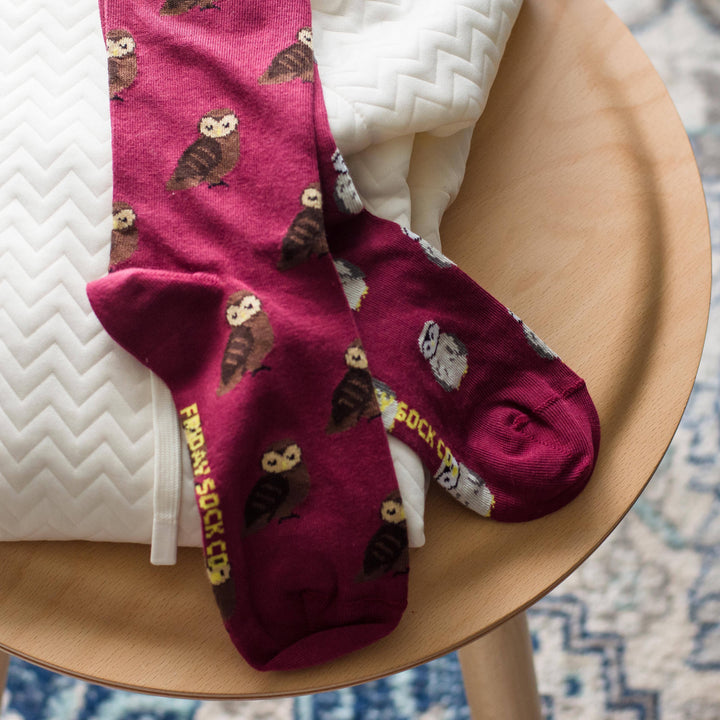 Women's Owl Socks: Women’s 5 – 10