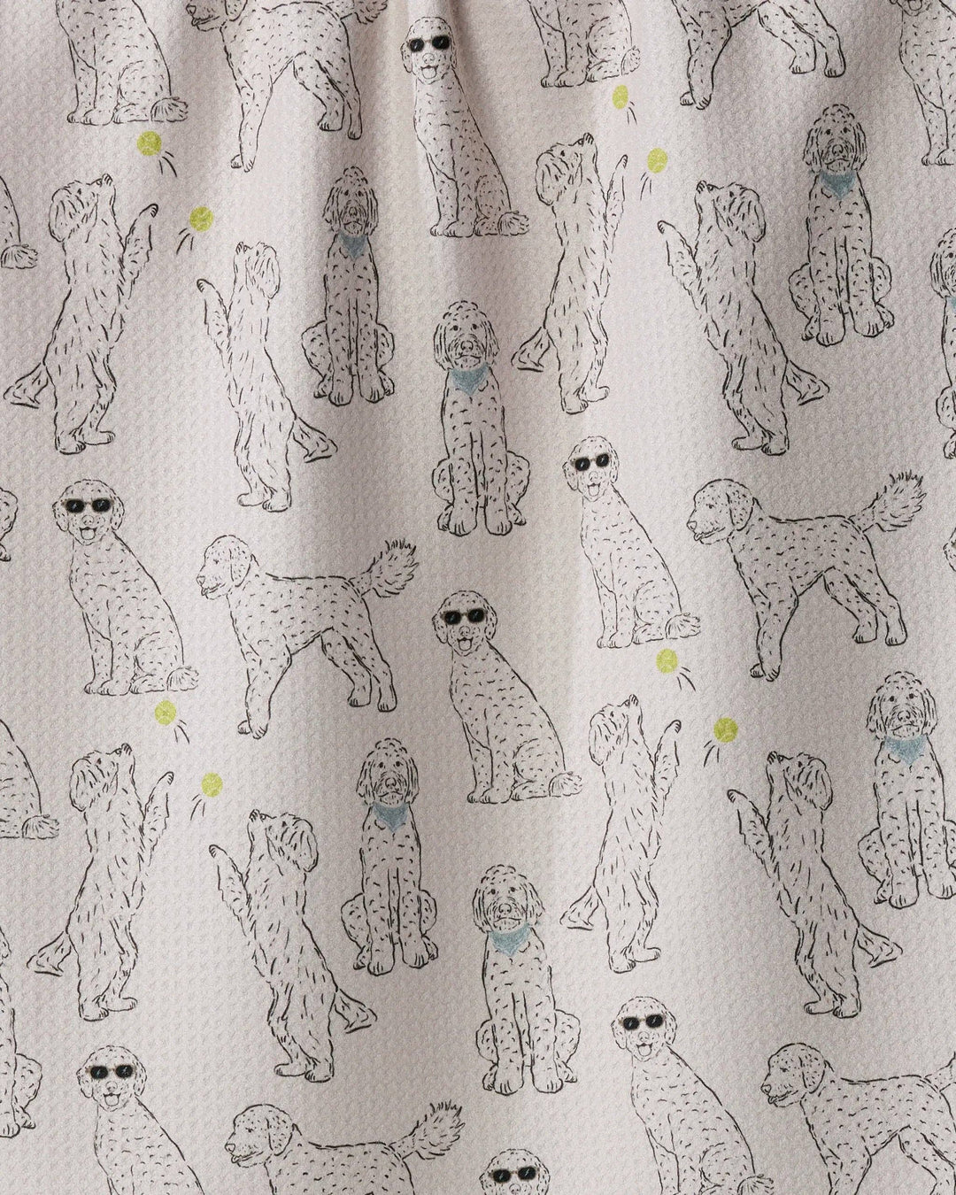 Geometry Doodle Daze Tea Towel