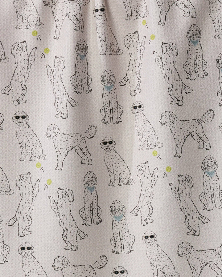 Geometry Doodle Daze Tea Towel