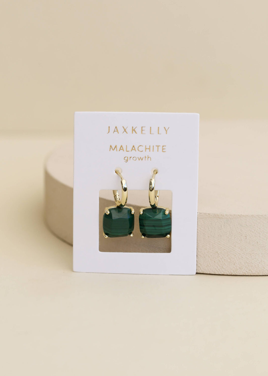 Gemstone Mini Drop - Malachite - Pine & Moss