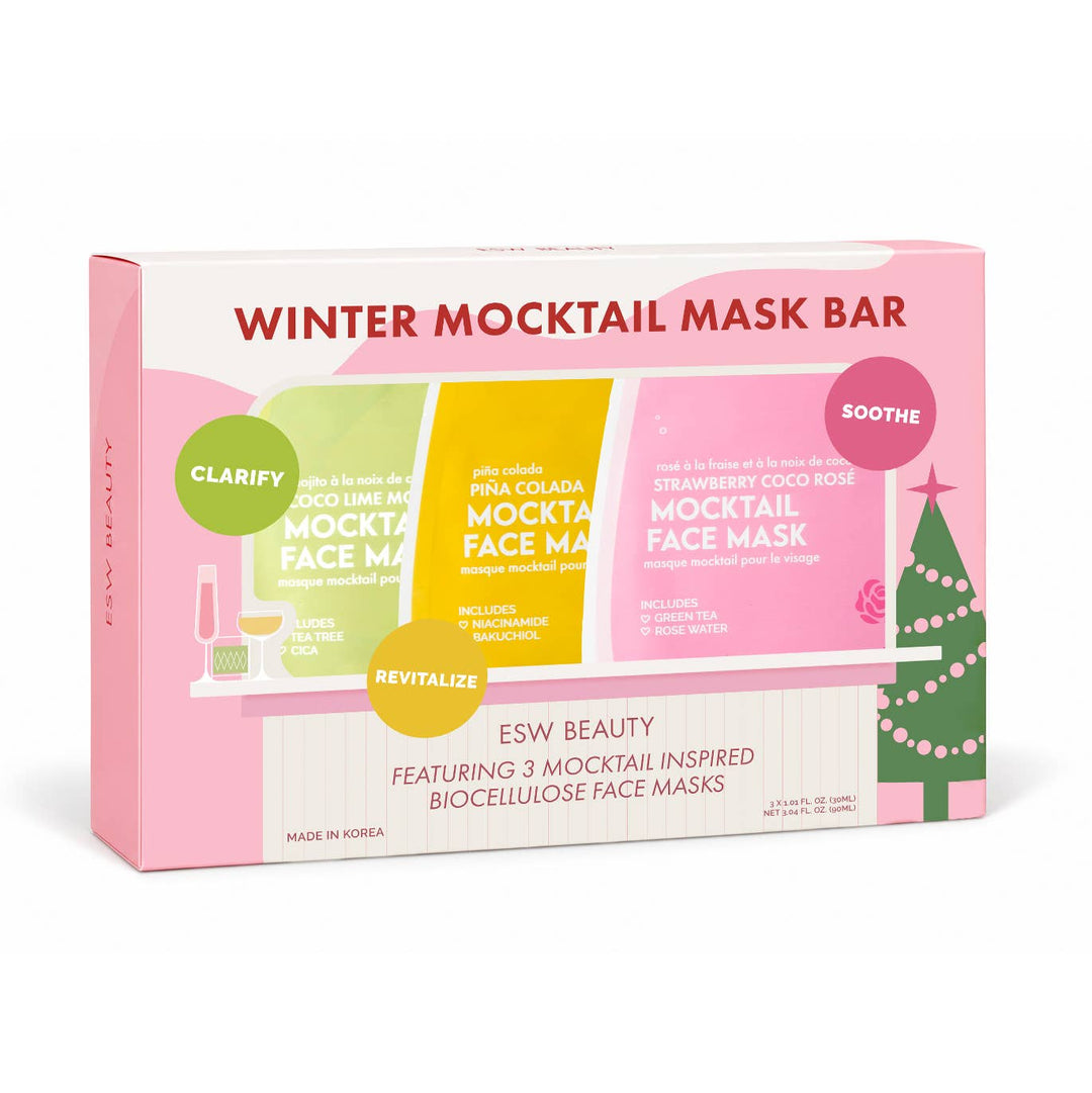 Winter Mocktail Bar Mocktail Mask Set