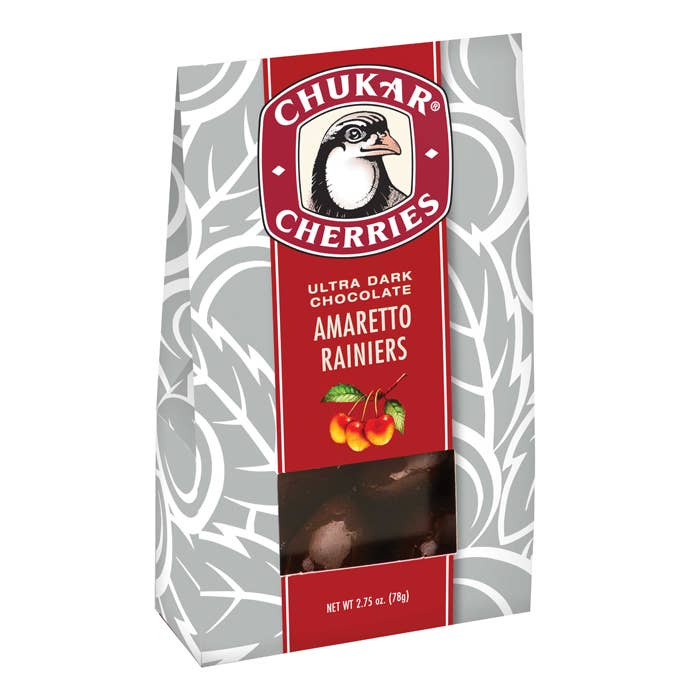 2.75 oz Amaretto Rainiers - Ultra Dark Chocolate Box