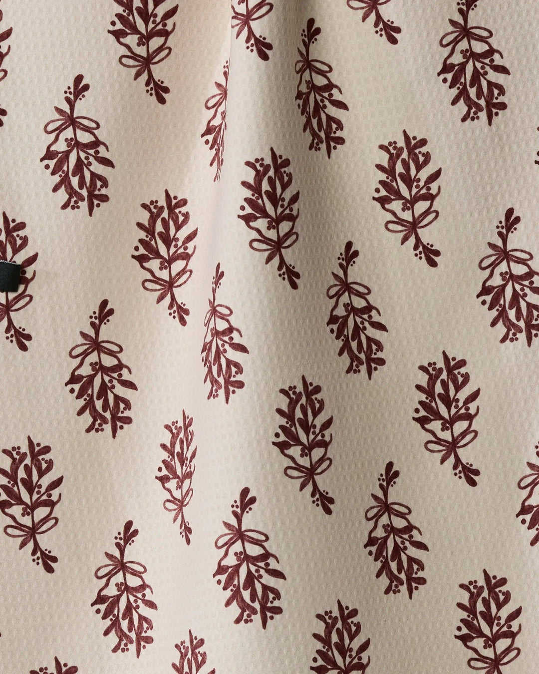 Geometry Festive Cranberry Luxe Kitchen Towel