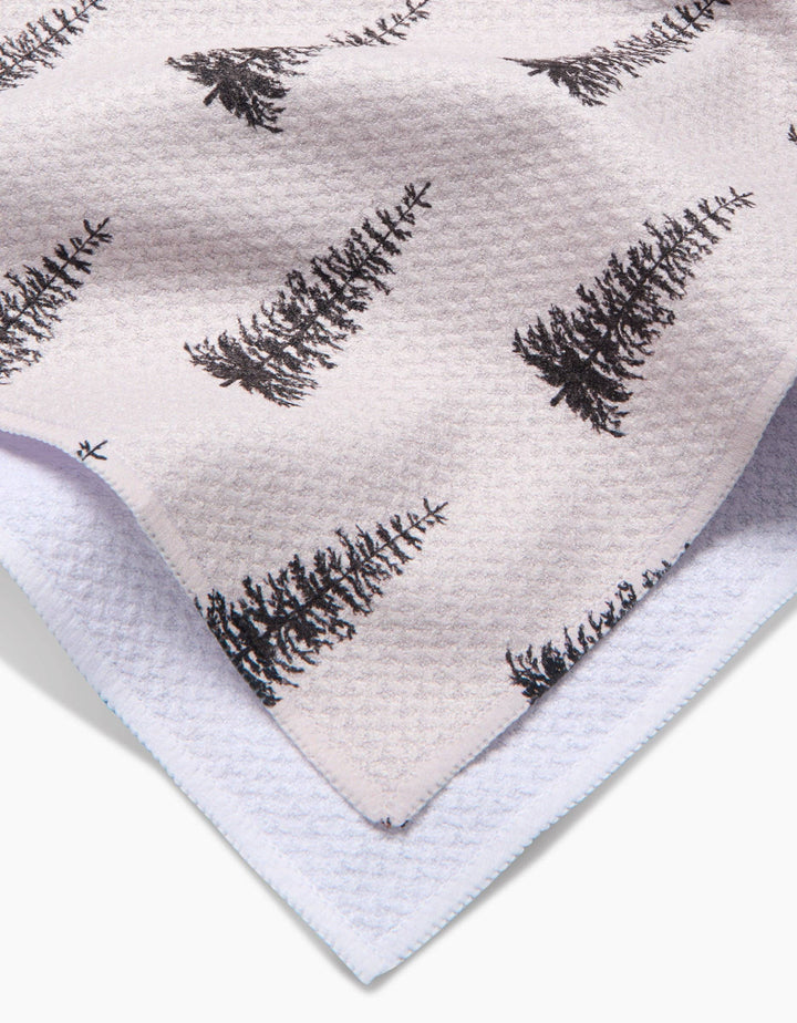 Geometry Alpine Forest Tea Towel