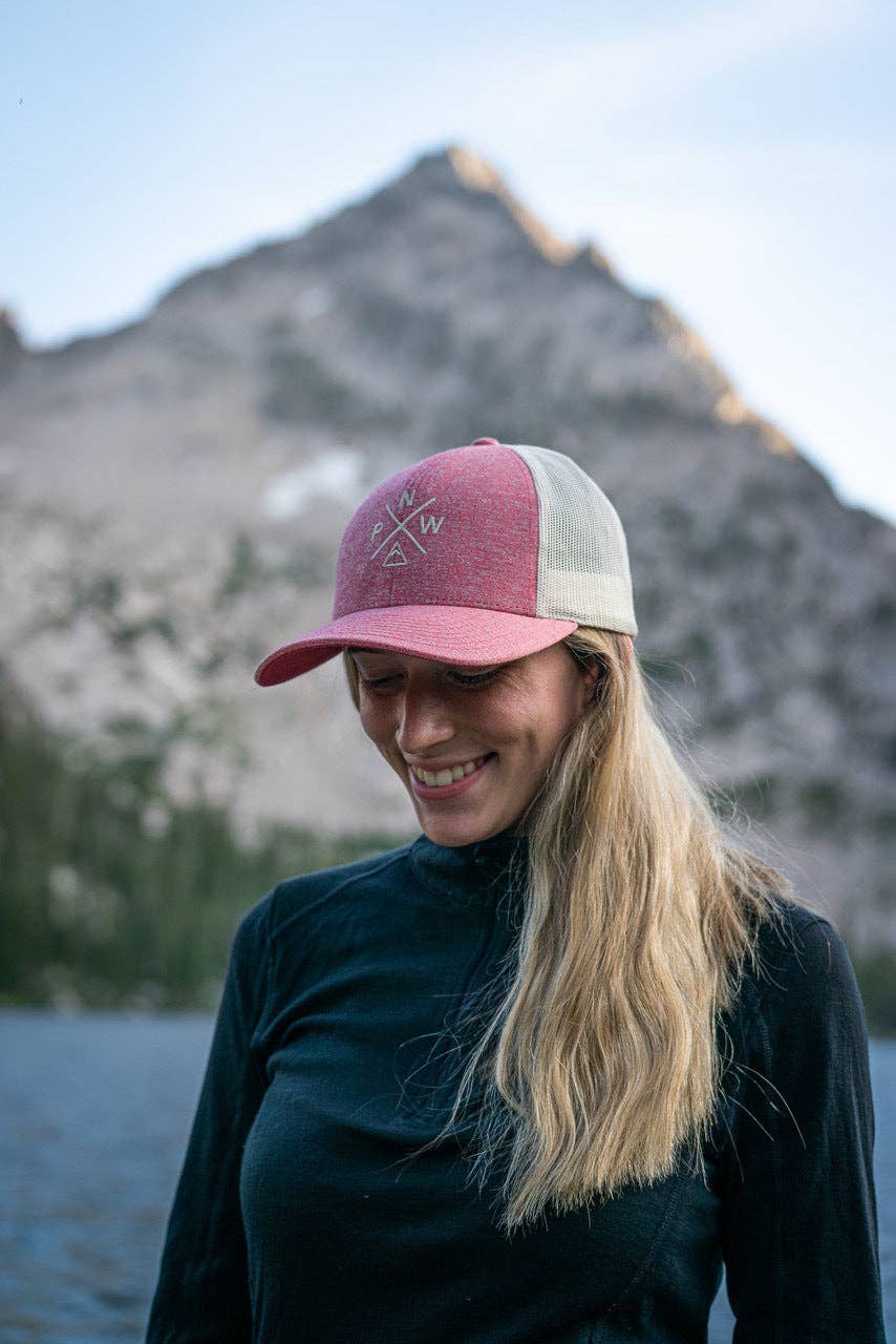 The Classic Heather Trucker: Heather Navy