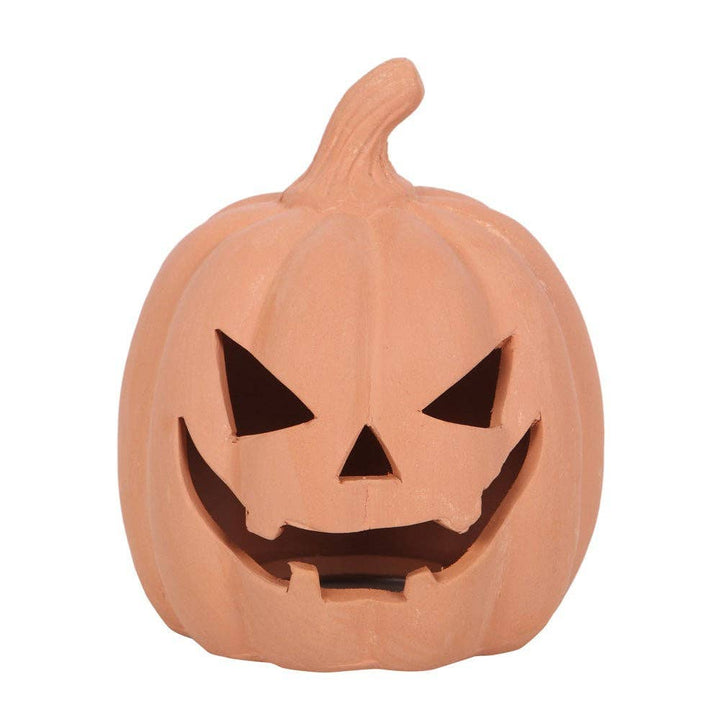 Terracotta Halloween Pumpkin Decoration- 12.5cm *Shipping unavailable