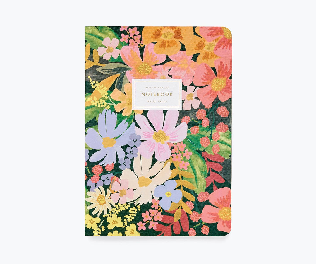 Rifle Paper Co.-Set of 3 Marguerite Stitched Notebooks