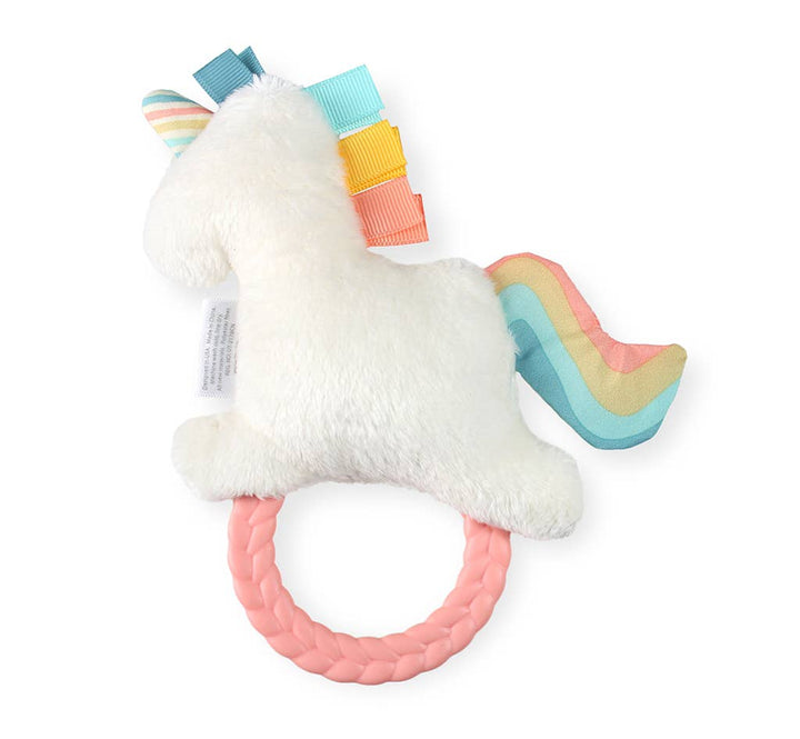 Ritzy Rattle Pal™ Plush Rattle Pal with Teether: Unicorn