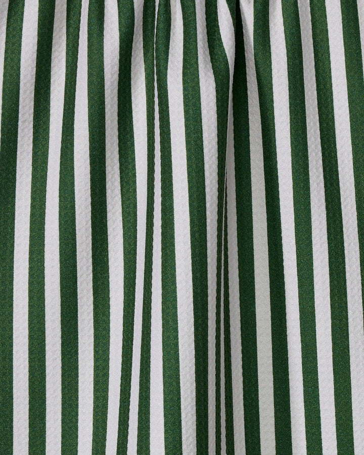 Geometry: Ribbon Green Tea Towel