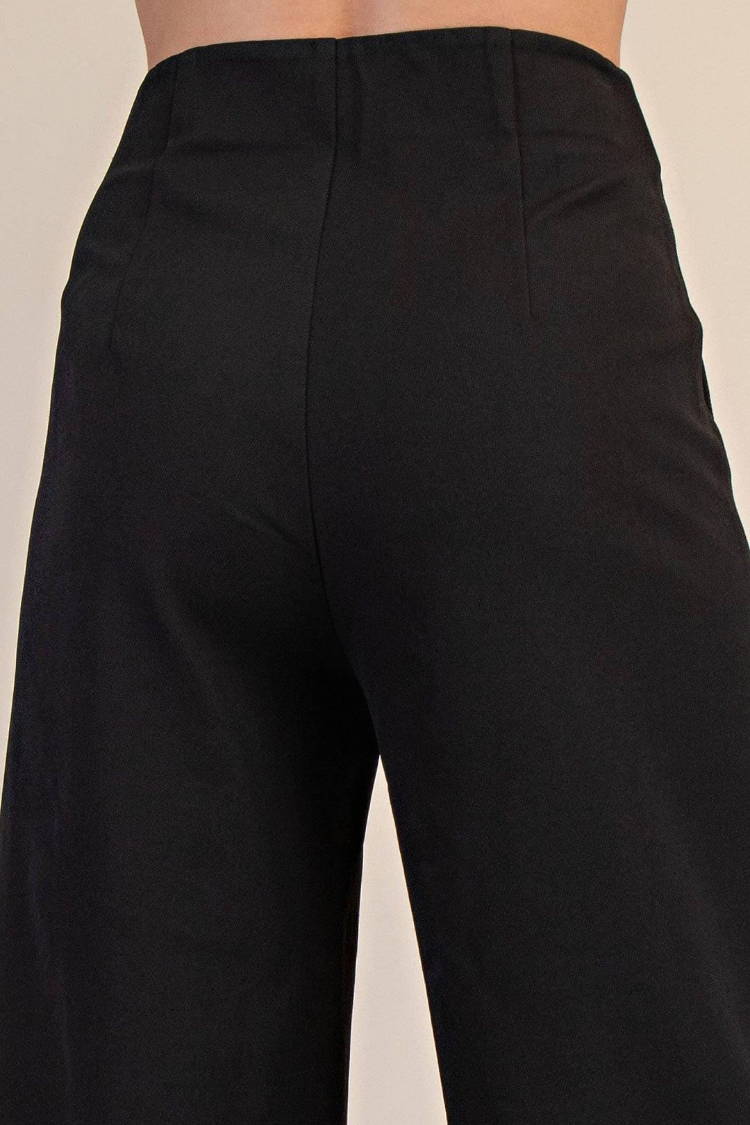Blair High Waist Wide Pants- Black