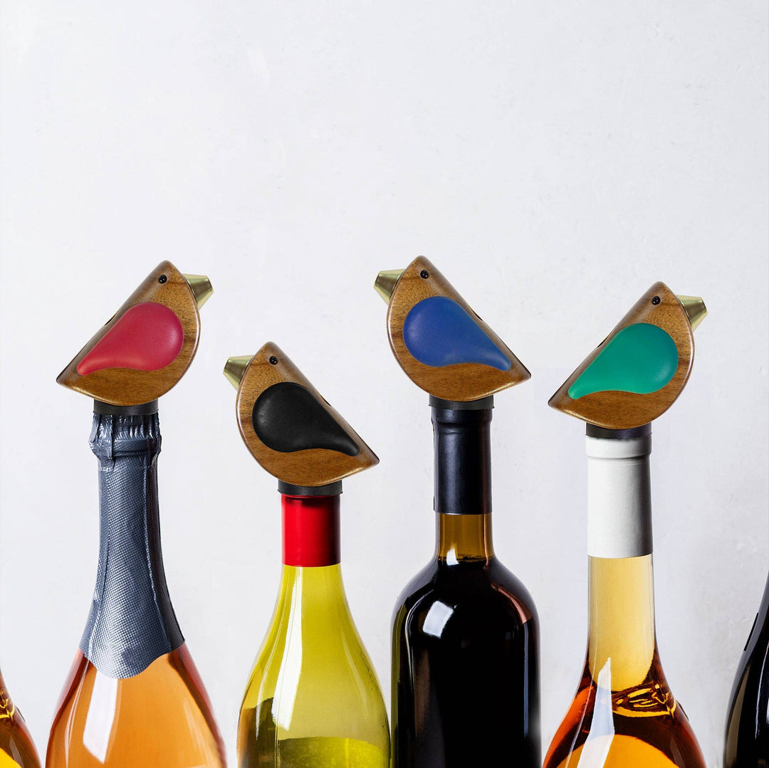 Songbird Specialties® "Singing" Wine Bottle Pourer -Turquoise